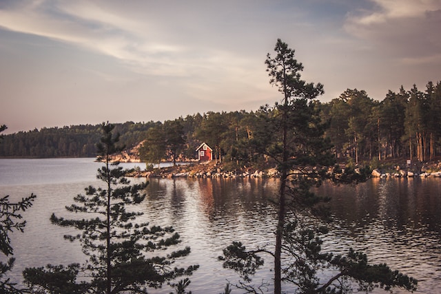 Beautiful Swedish island symbolizing the SDG transformations, the dynamics of S-curve transformations of the United Nations SDG,UNSDG. The fossil-free future initiative is a testament to the commitment to accelerate the 2030 SDG Goals systemic change.