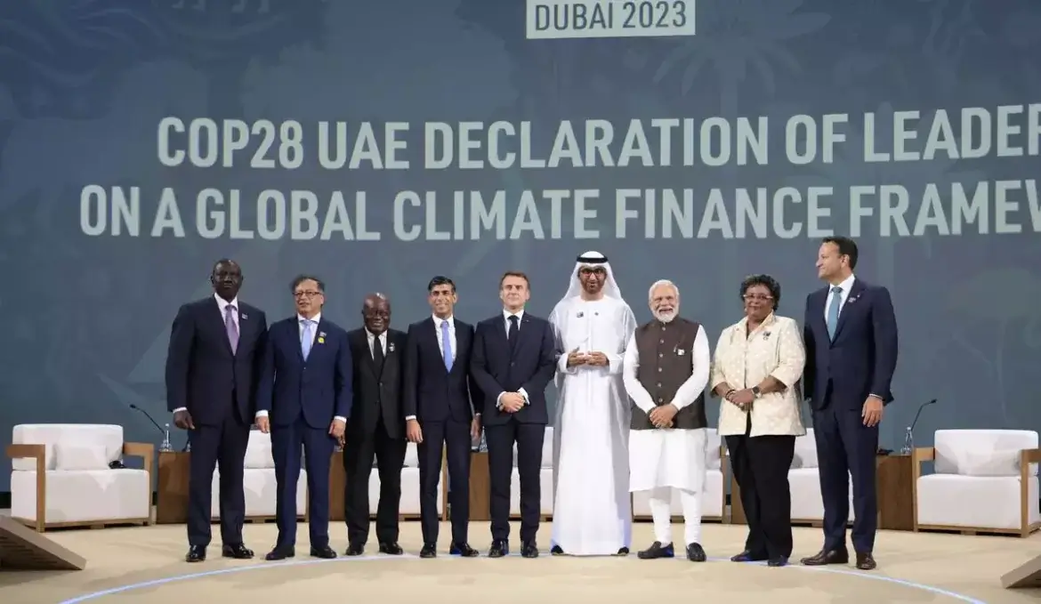 Climate summit, COP 28 highlighted the urgent need for financial and technological support for developing countries